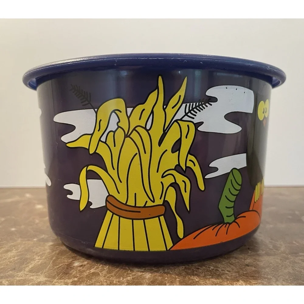 Tupperware One Touch Canister Fall Halloween Theme B Snacks Crafts USA